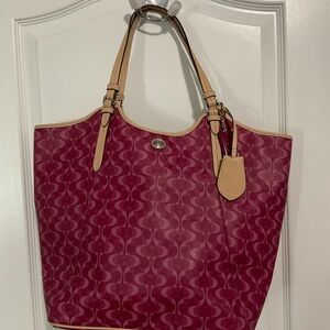 Coach Pink Tote Bag